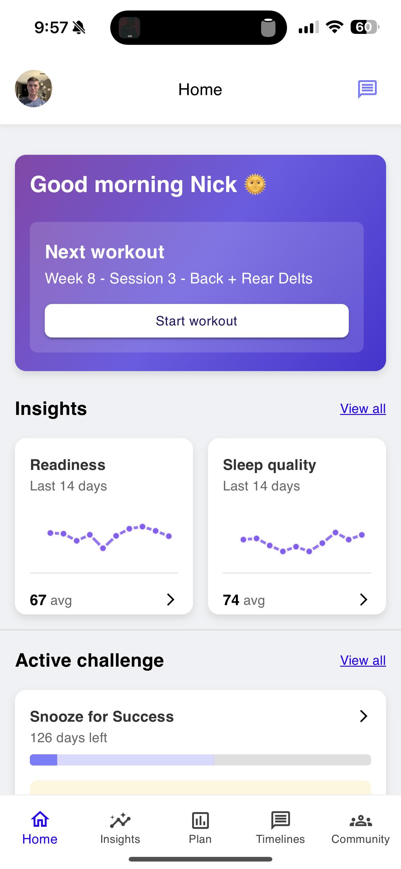 FitFocus Client Mobile App